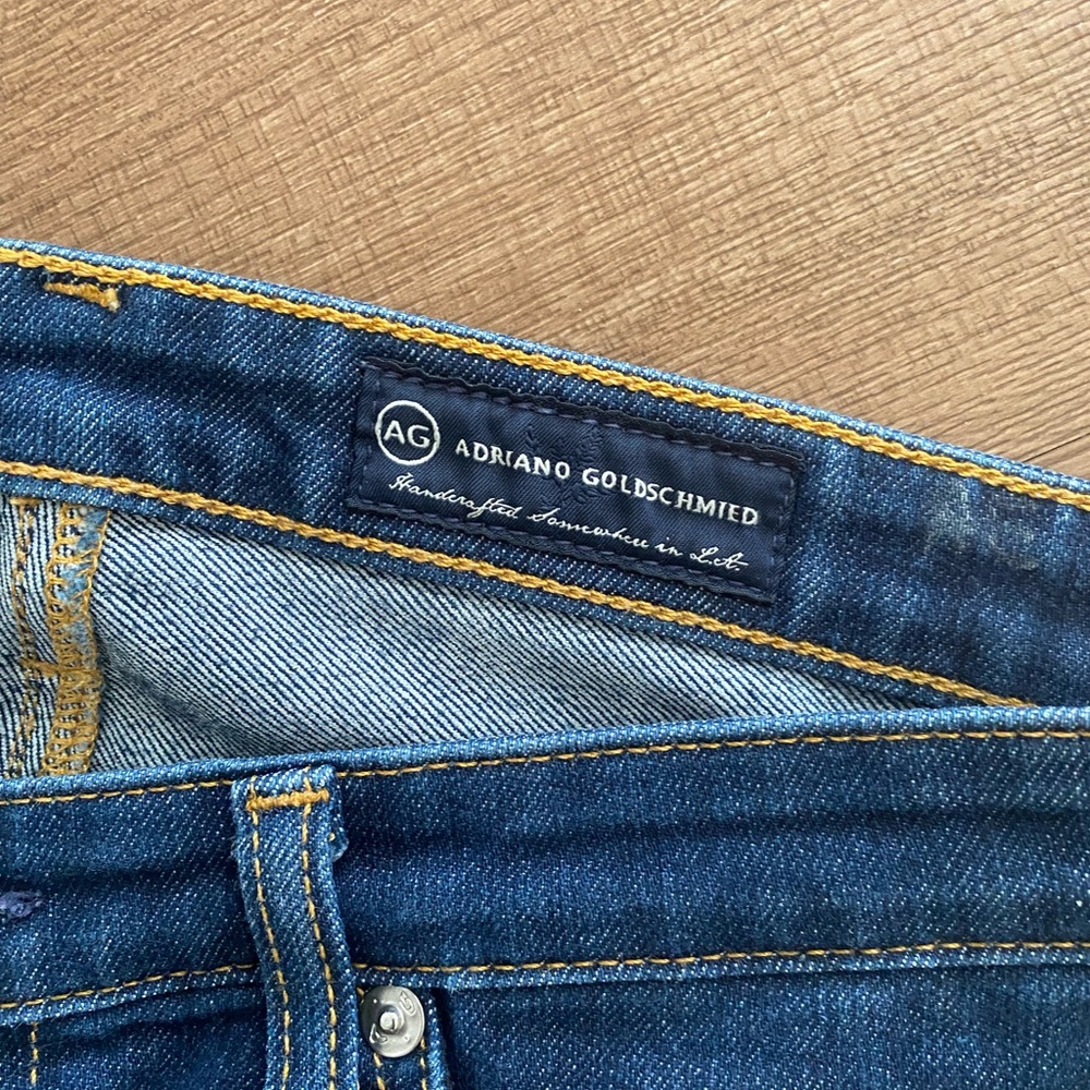 AG The Stilt Cigarette Skinny Jeans, 11-Year Journey, Sz. 28, Dark Wash - Picture 7 of 7